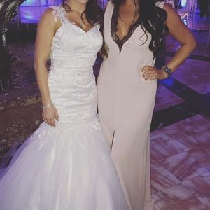 BCBG Pale Pink Long Dress 💗